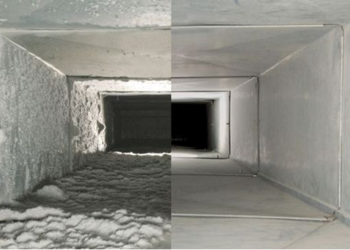 HVAC service before and after